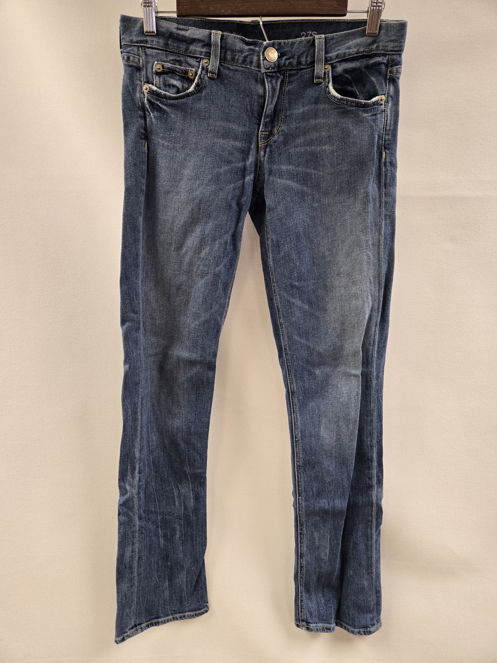 J Crew Jeans Womens 27S Matchstick Skinny Stretch Denim Mid Rise Casual Pants